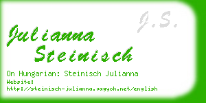 julianna steinisch business card